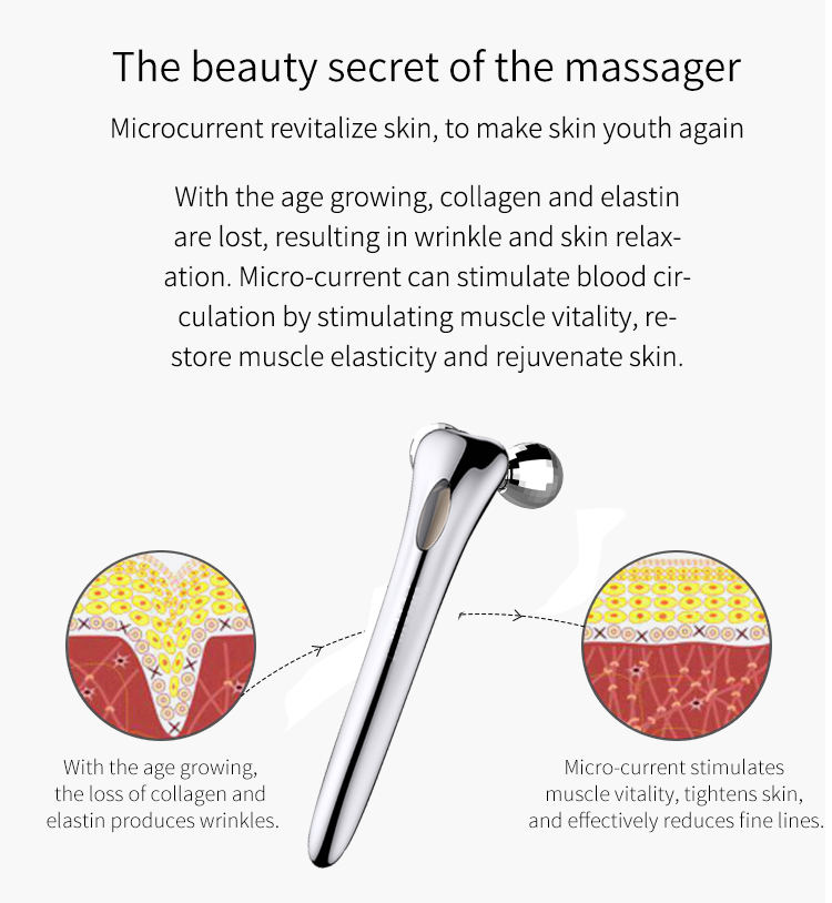 Microcurrent Dual Massage Roller