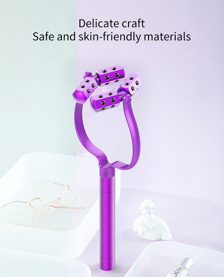 KAKUSAN Germanium beauty stick, V-face beauty device, rolling beauty instrument, symmetric lifting massager