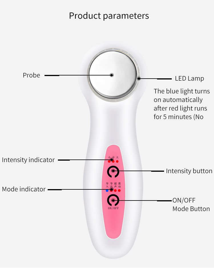 KAKUSAN RF beauty device, KAKUSAN beauty instrument, ultrasonic beauty instrument, multi-functional beauty instrument