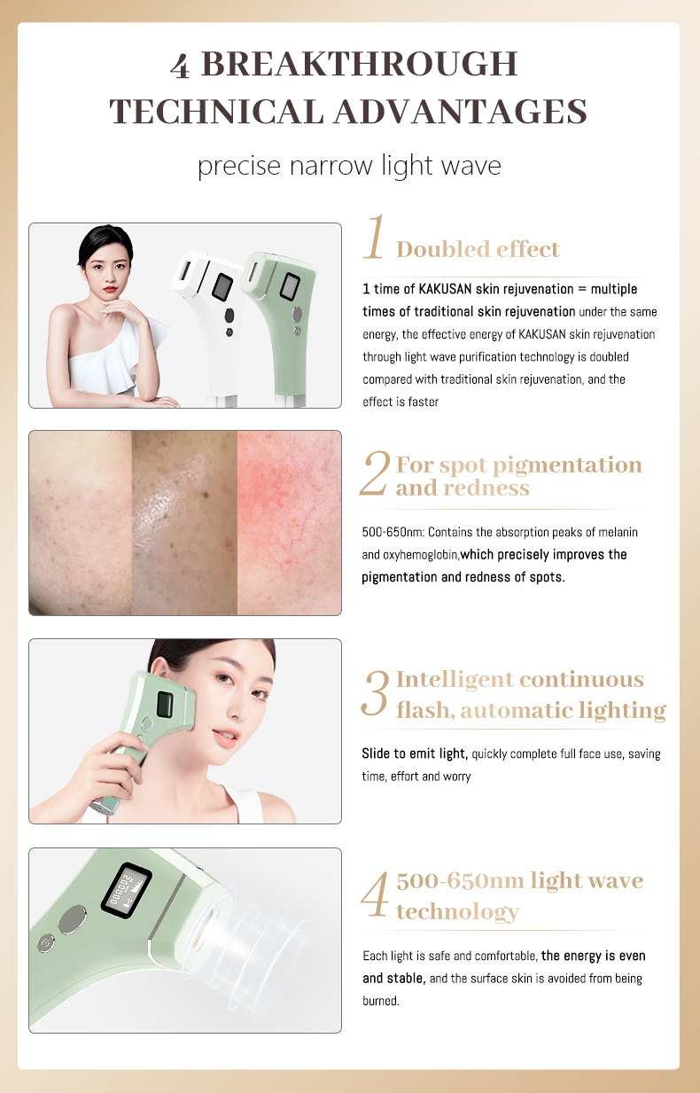Skin rejuvenation&whitening beauty instrument