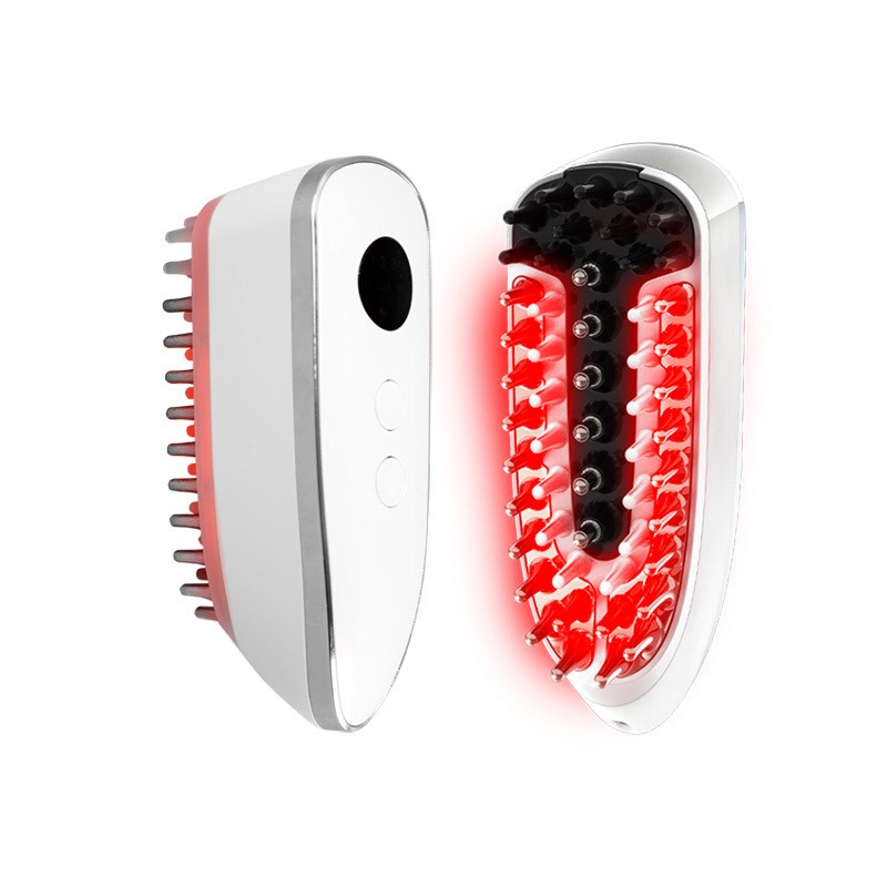 Electric liquid applyingmassage comb
